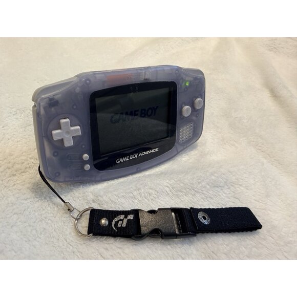 Nintendo Other - Nintendo Game Boy Advance GBA Console AGB-001 - Glacier - 100% OEM Tested WORKS